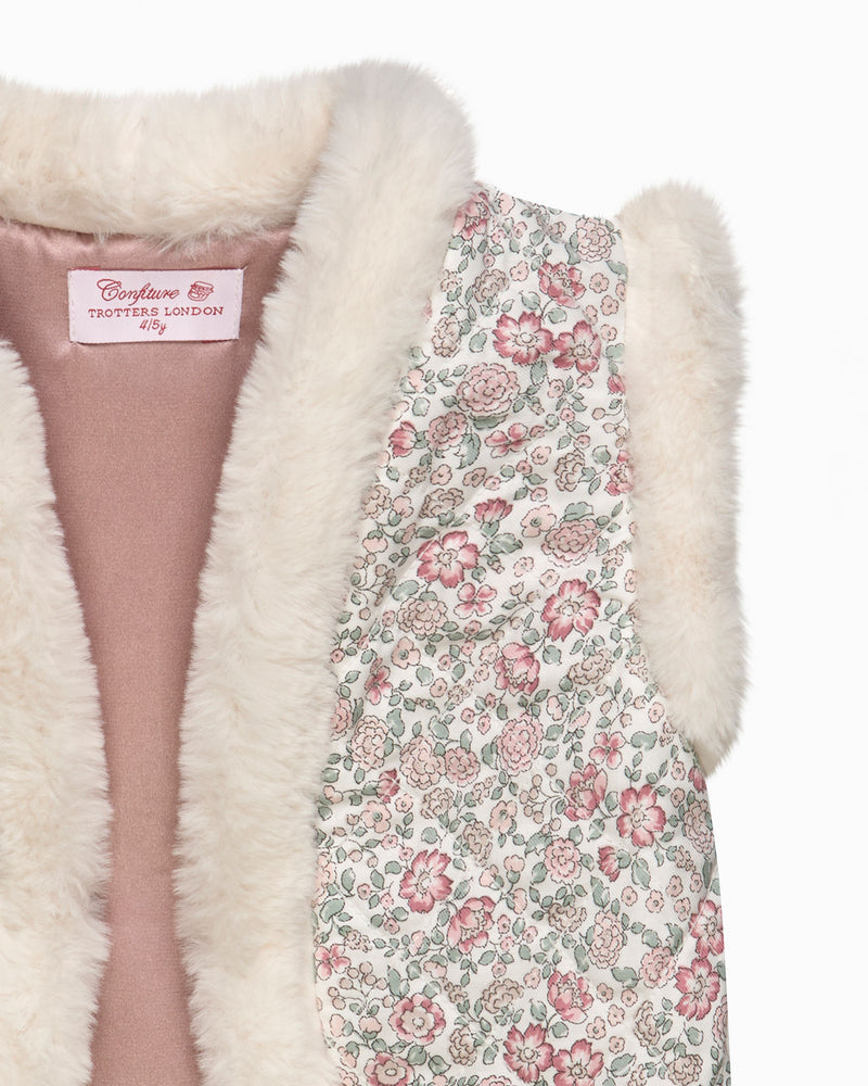 Confiture Gilet Arabella Quilted Fur Gilet