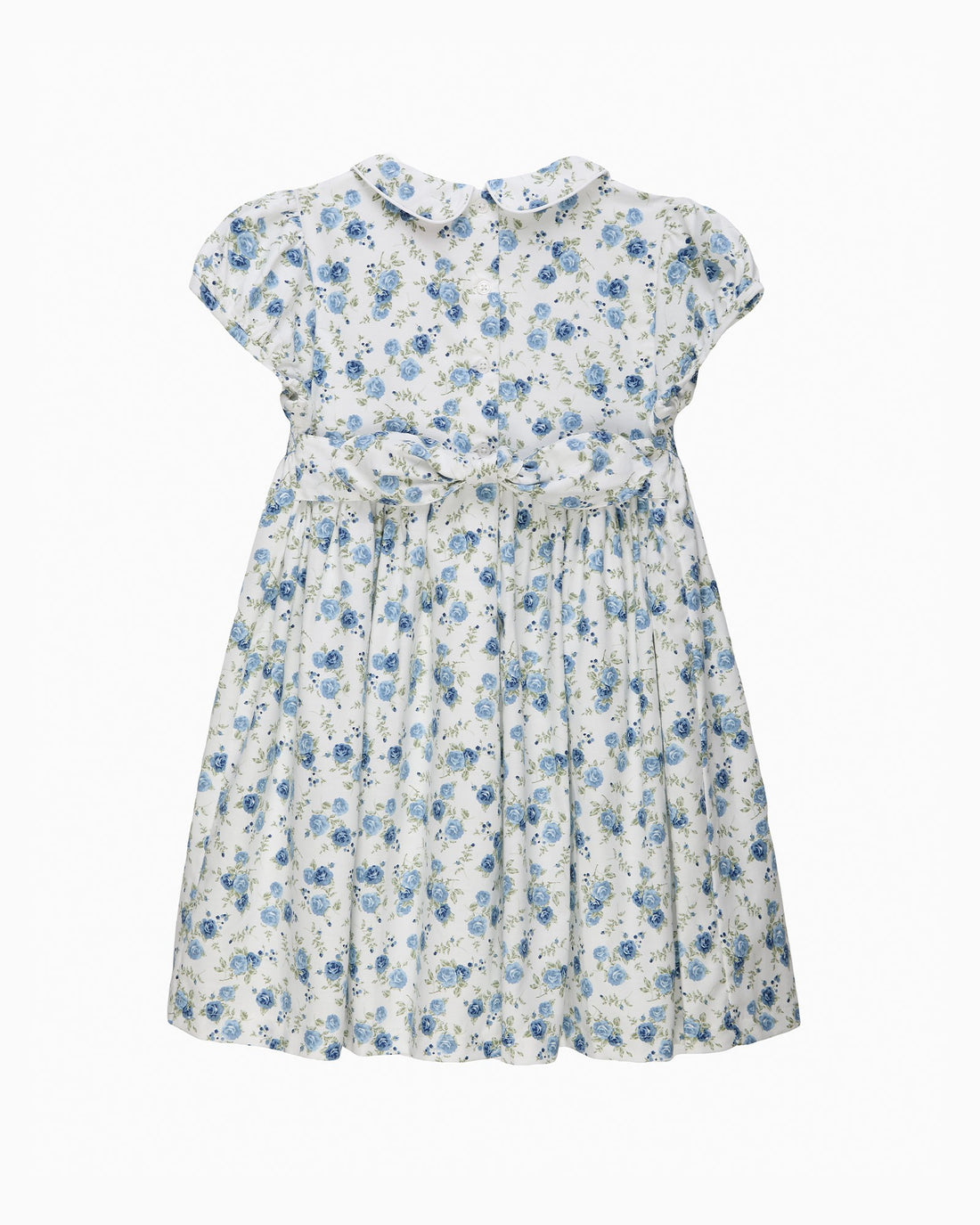 Confiture Dress Arabella Rose Floral Smocked Dress in Blue