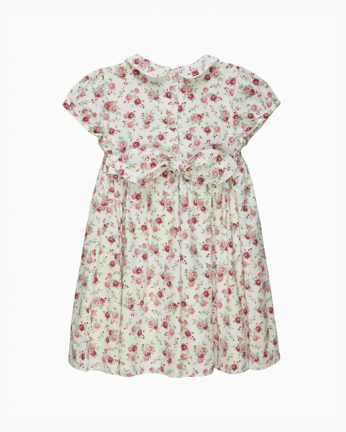 Confiture Dress Arabella Rose Floral Smocked Dress in Pink