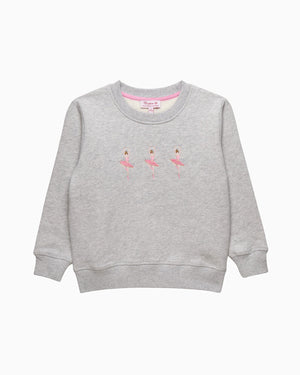 Confiture Sweatshirt Ballerina Embroidered Sweatshirt