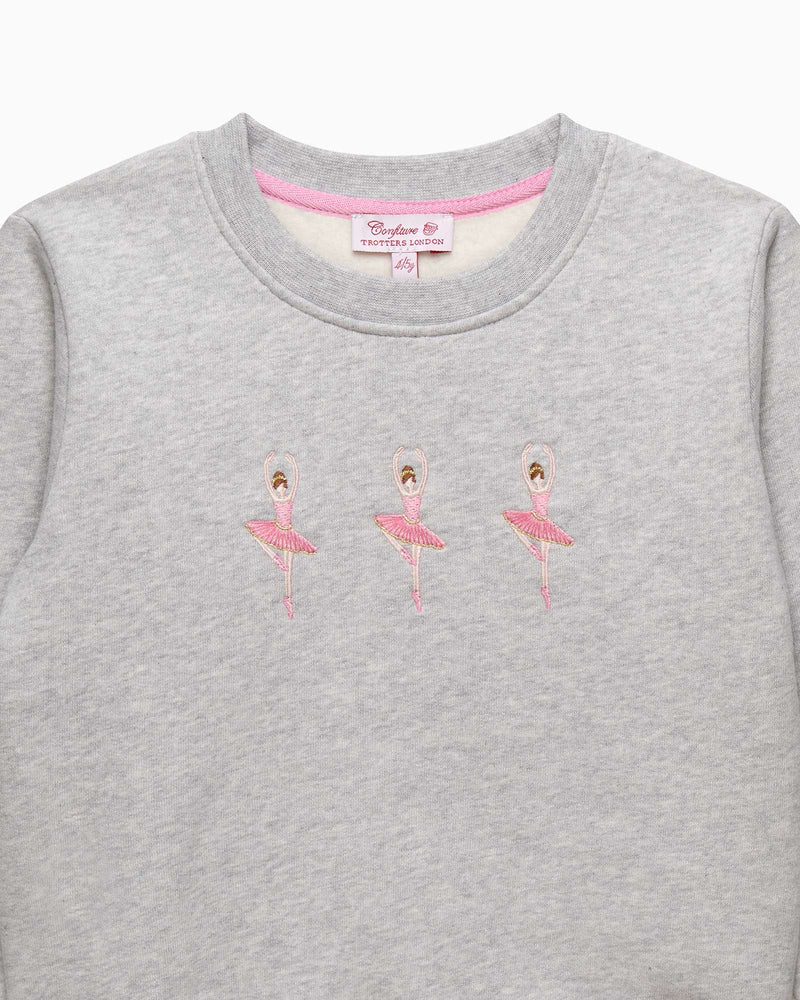 Confiture Sweatshirt Ballerina Embroidered Sweatshirt
