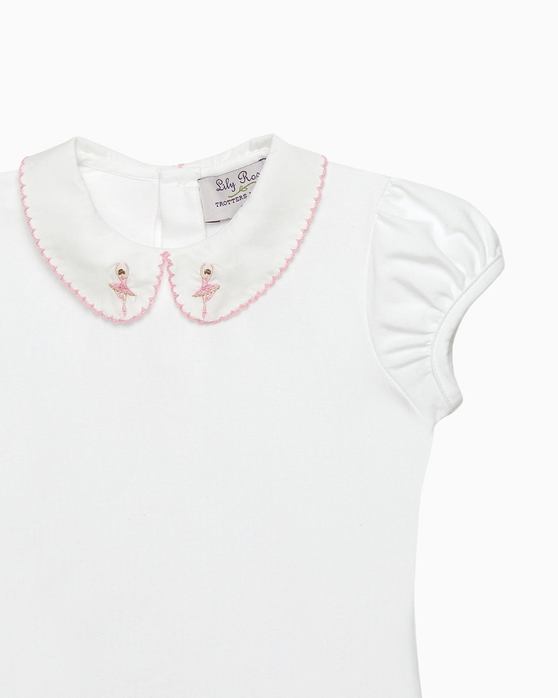 Confiture Top Ballerina Embroidered Jersey Top