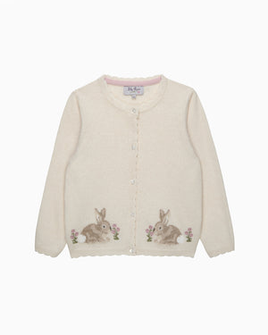 Confiture Cardigan Bunny Cardigan in Winter White