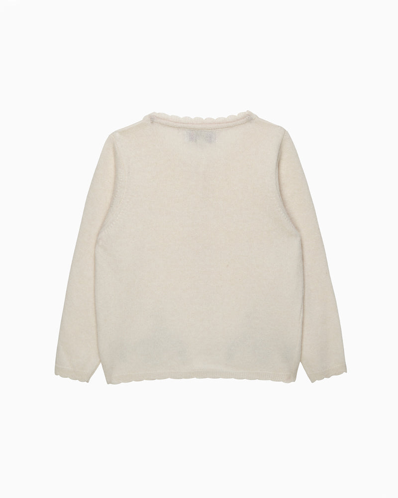 Confiture Cardigan Bunny Cardigan in Winter White