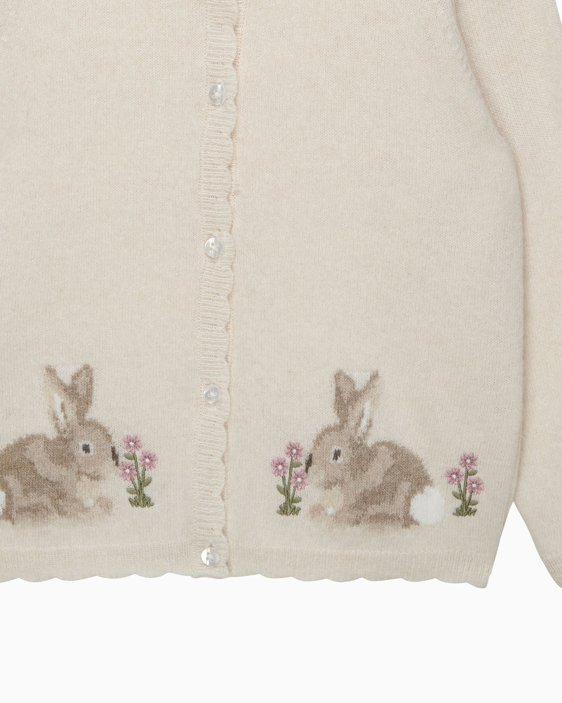 Confiture Cardigan Bunny Cardigan in Winter White