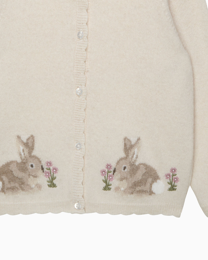 Confiture Cardigan Bunny Cardigan in Winter White