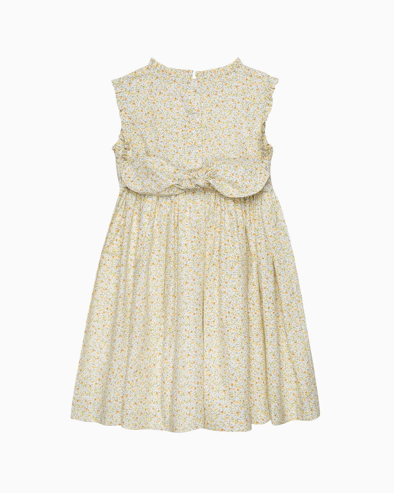 Confiture Dress Bunny Smocked Dress in Yellow