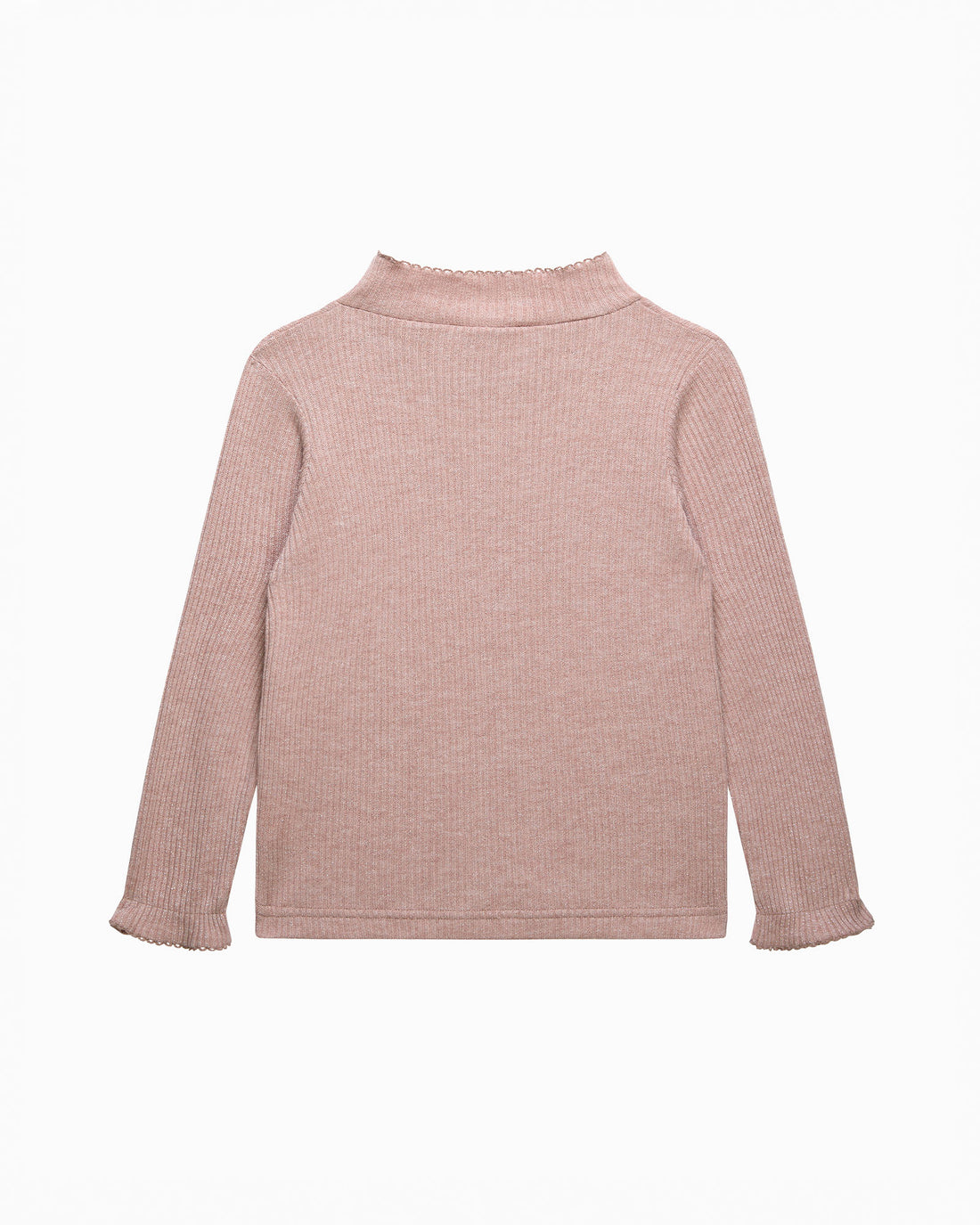 Confiture Top Button & Bow Sparkle Knitted Top