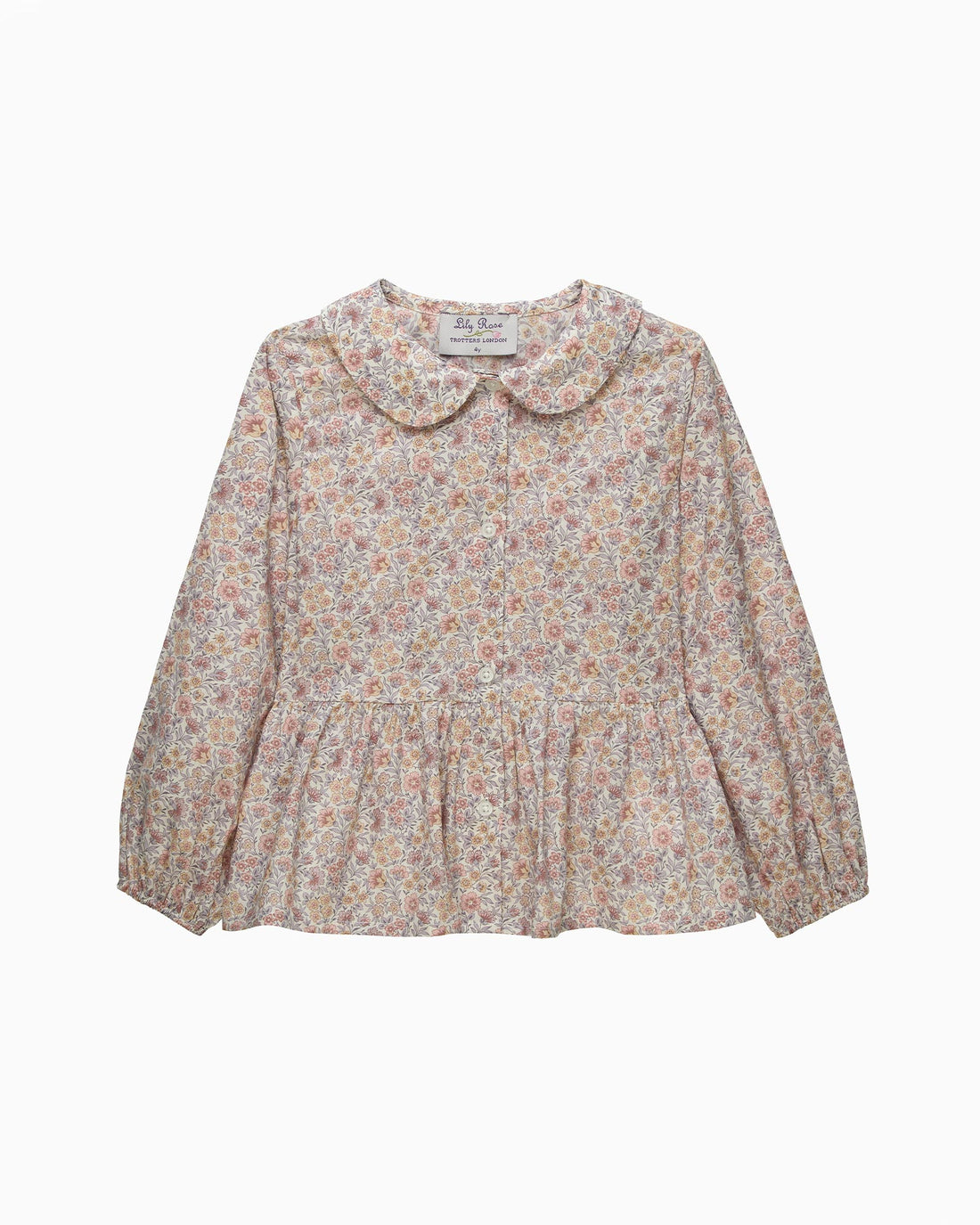 Lily Rose Top Carnation Floral Blouse