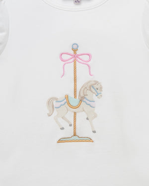 Confiture Top Carousel Horse Jersey Top