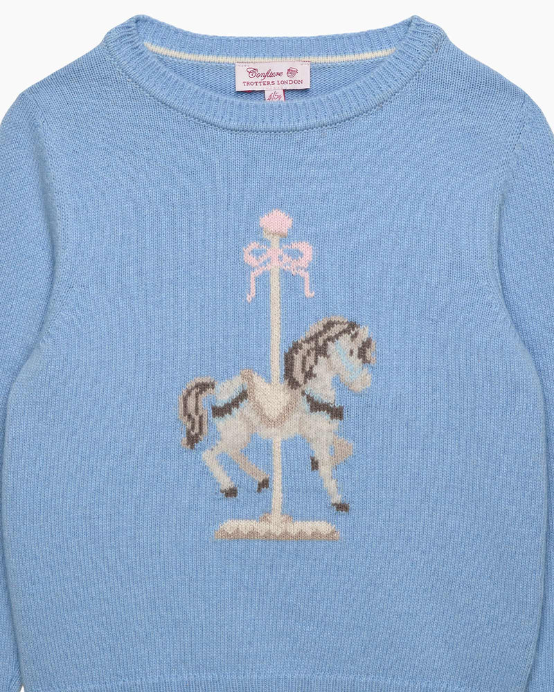 Confiture Jumper Carousel Horse Jumper in Blue