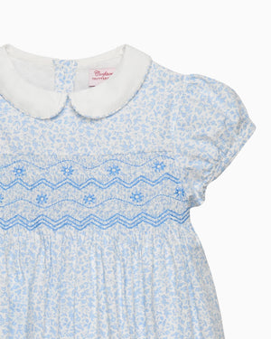 Confiture Dress Catherine Smocked Dress in Blue Floral