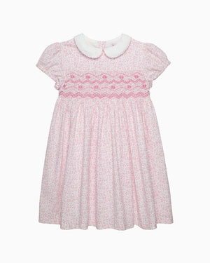Confiture Dress Catherine Smocked Dress in Pink Floral