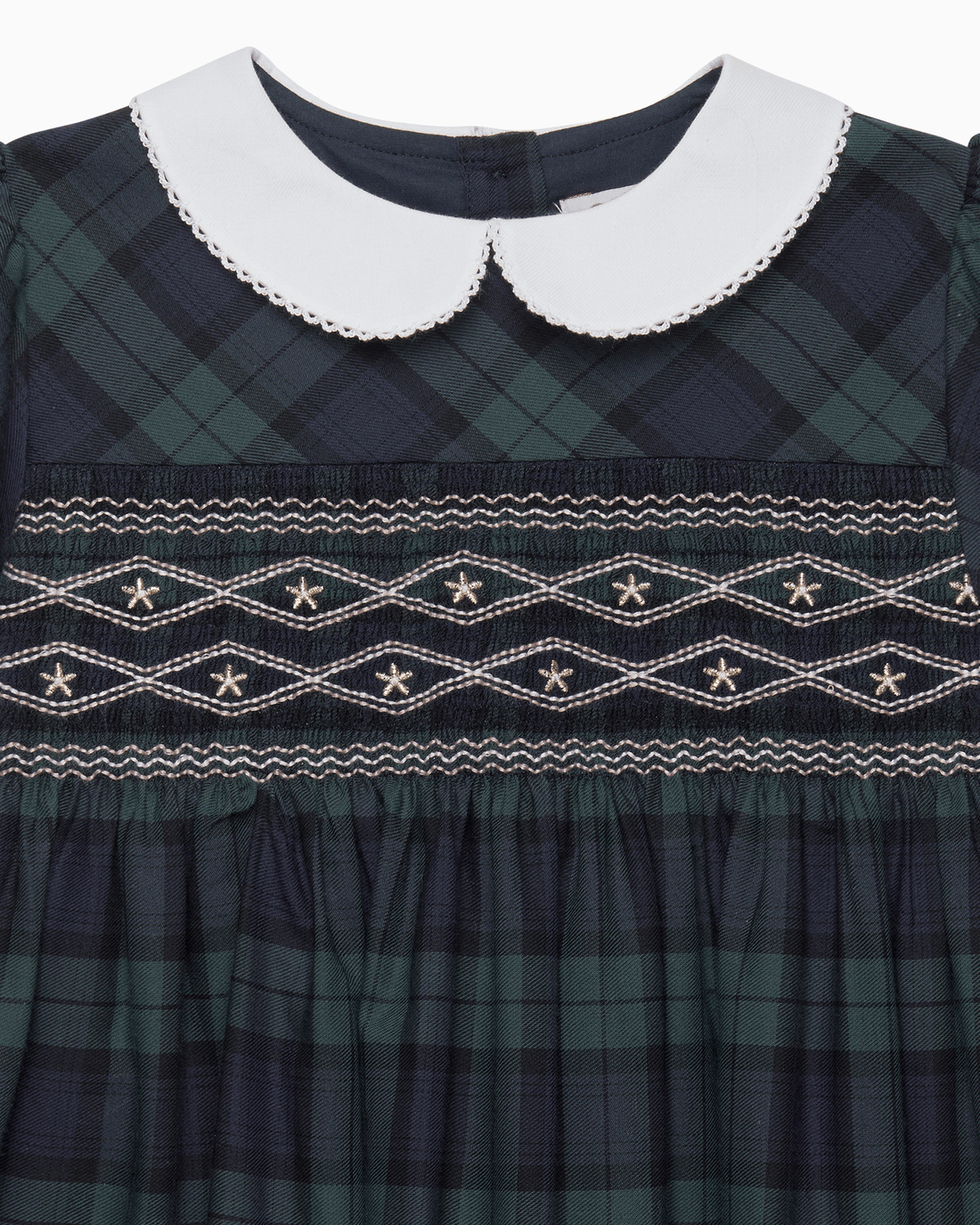 Confiture Dress Charlotte Tartan Smocked Dress