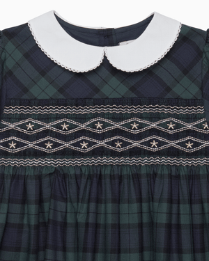 Confiture Dress Charlotte Tartan Smocked Dress