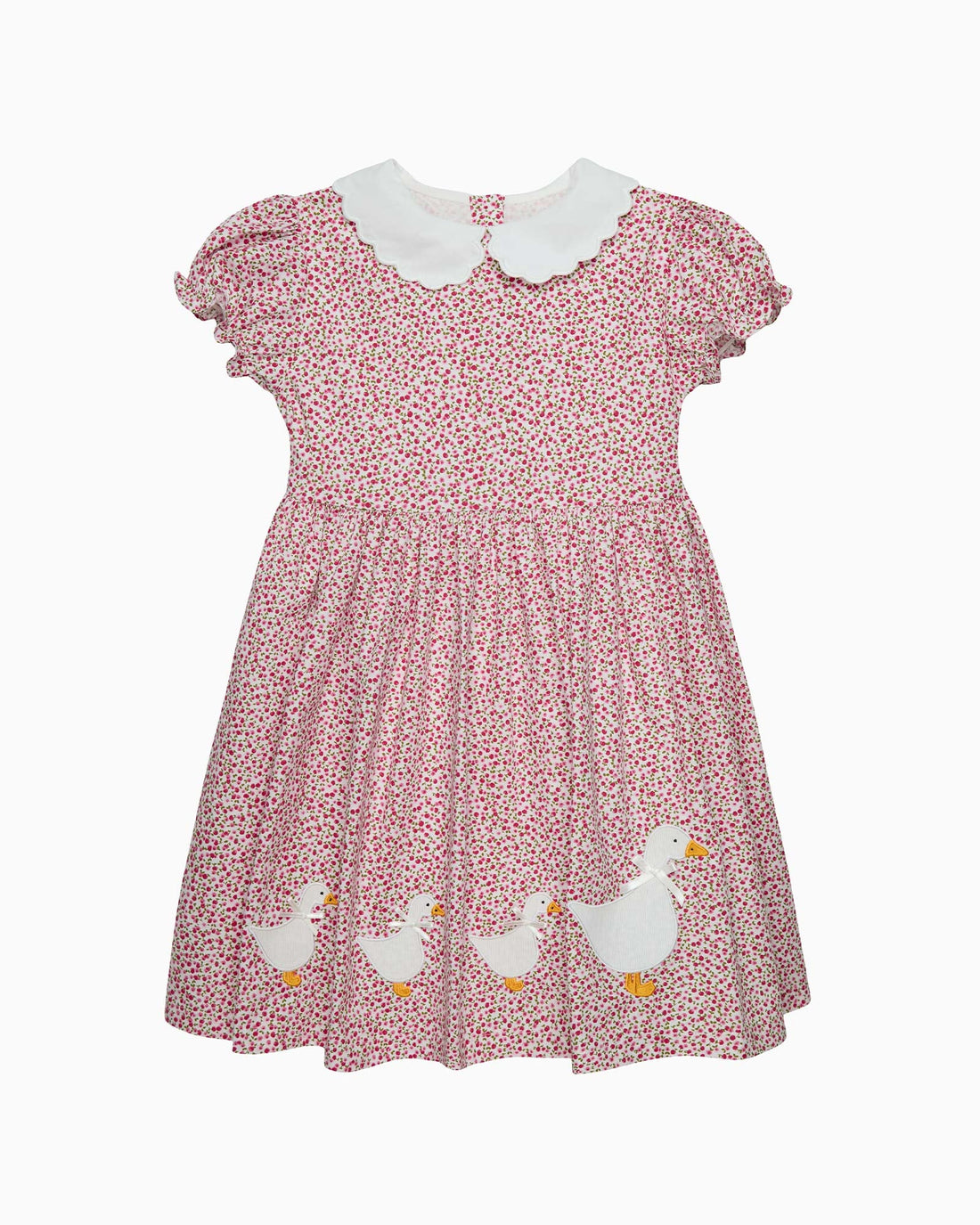 Confiture Dress Petal Collar Duck Dress in Red Cherry