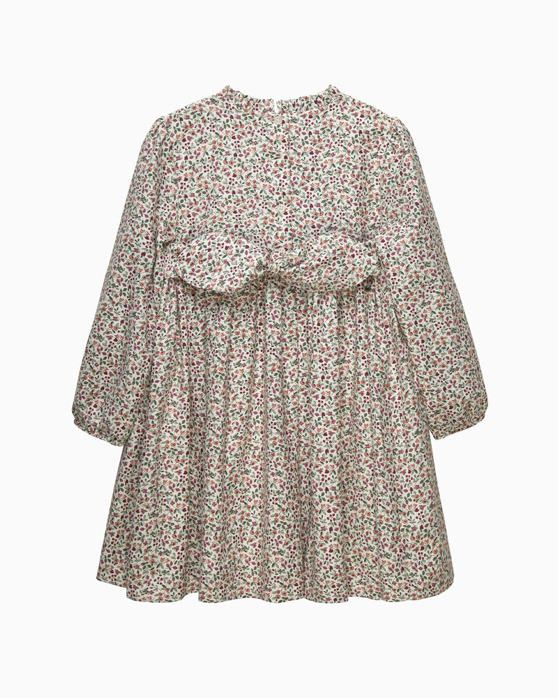 Confiture Dress Edie Berry Floral Smocked Dress