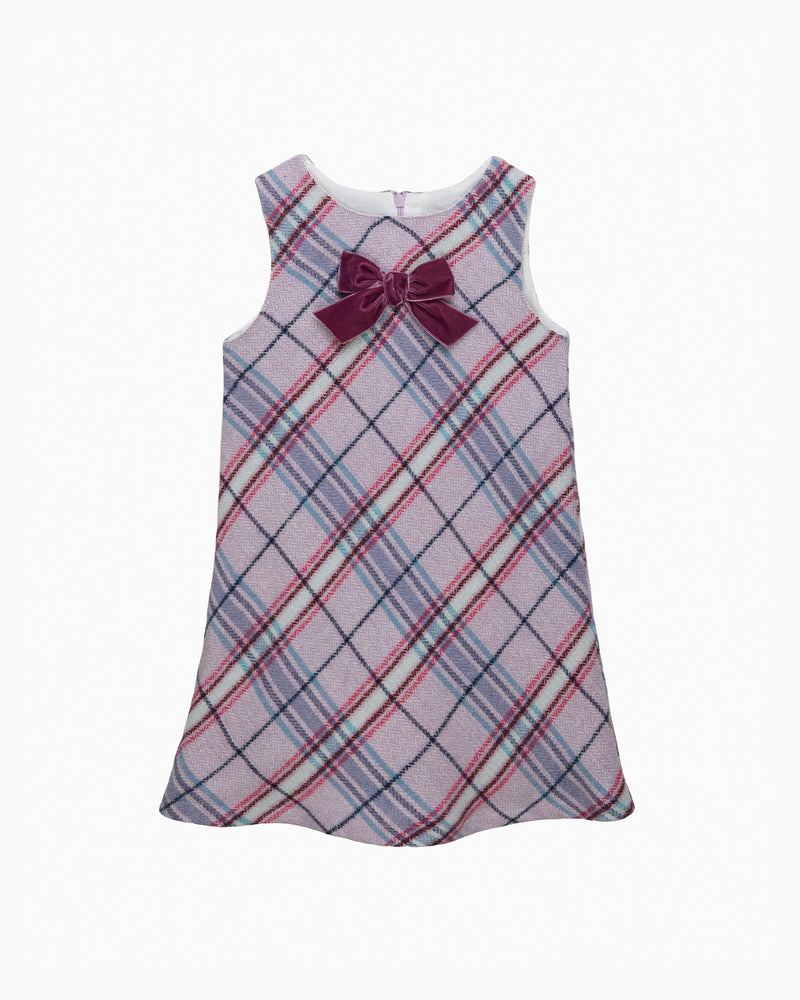 Confiture Dress Eleanor Check Pinafore