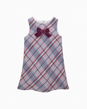 Confiture Dress Eleanor Check Pinafore