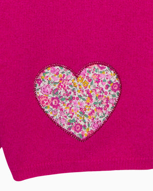 Lily Rose Cardigan Heart Cardigan in Emma & Georgina