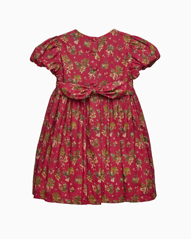 Lily Rose Gold Dress Fawn Smocked Party Dress