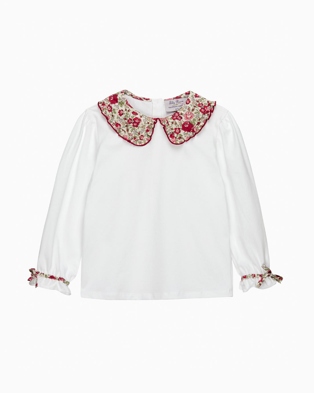 Lily Rose Top Pie Crust Jersey Blouse in Felicite