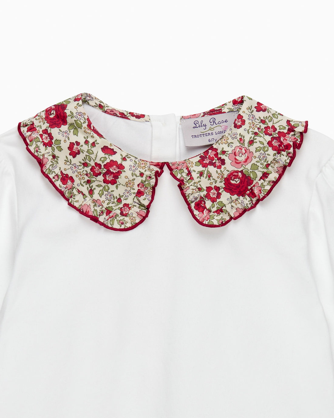 Lily Rose Top Pie Crust Jersey Blouse in Felicite