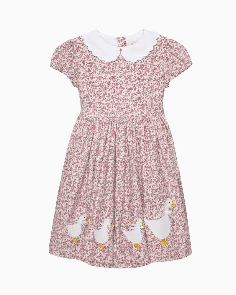 Confiture Dress Floral Duck Cord Dress