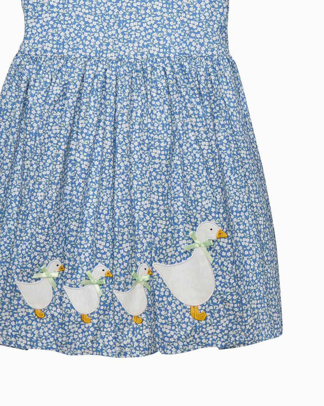 Confiture Dress Petal Collar Duck Dress in Blue Floral