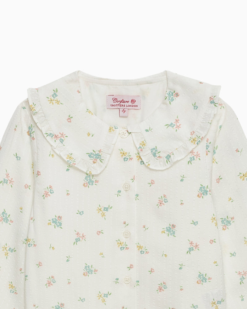 Confiture Top Floral Pie Crust Blouse