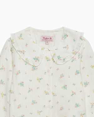 Confiture Top Floral Pie Crust Blouse