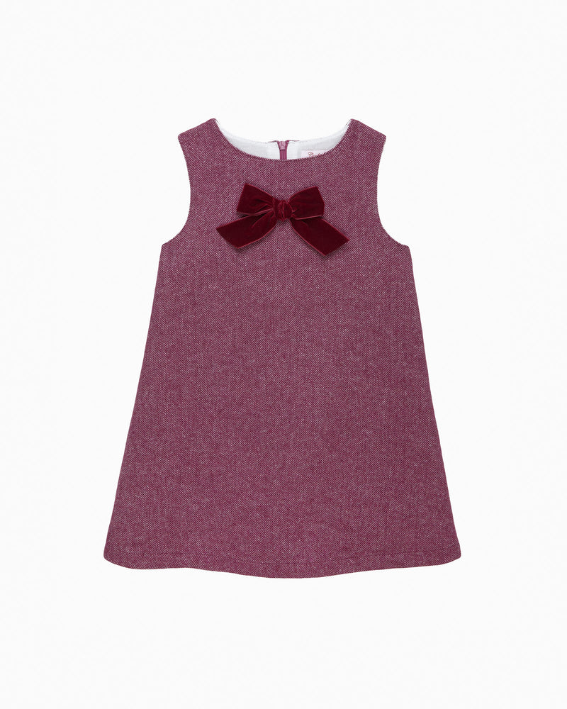 Confiture Dress Georgina Bow Dress in Claret