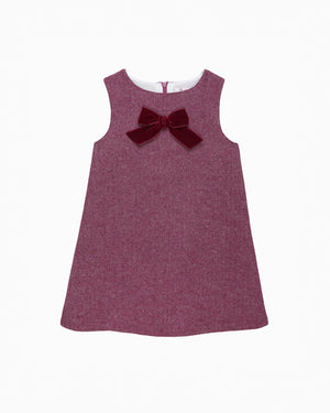 Confiture Dress Georgina Bow Dress in Claret