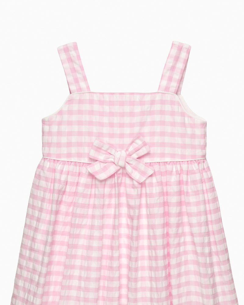 Confiture Dress Gingham Bow Sundress