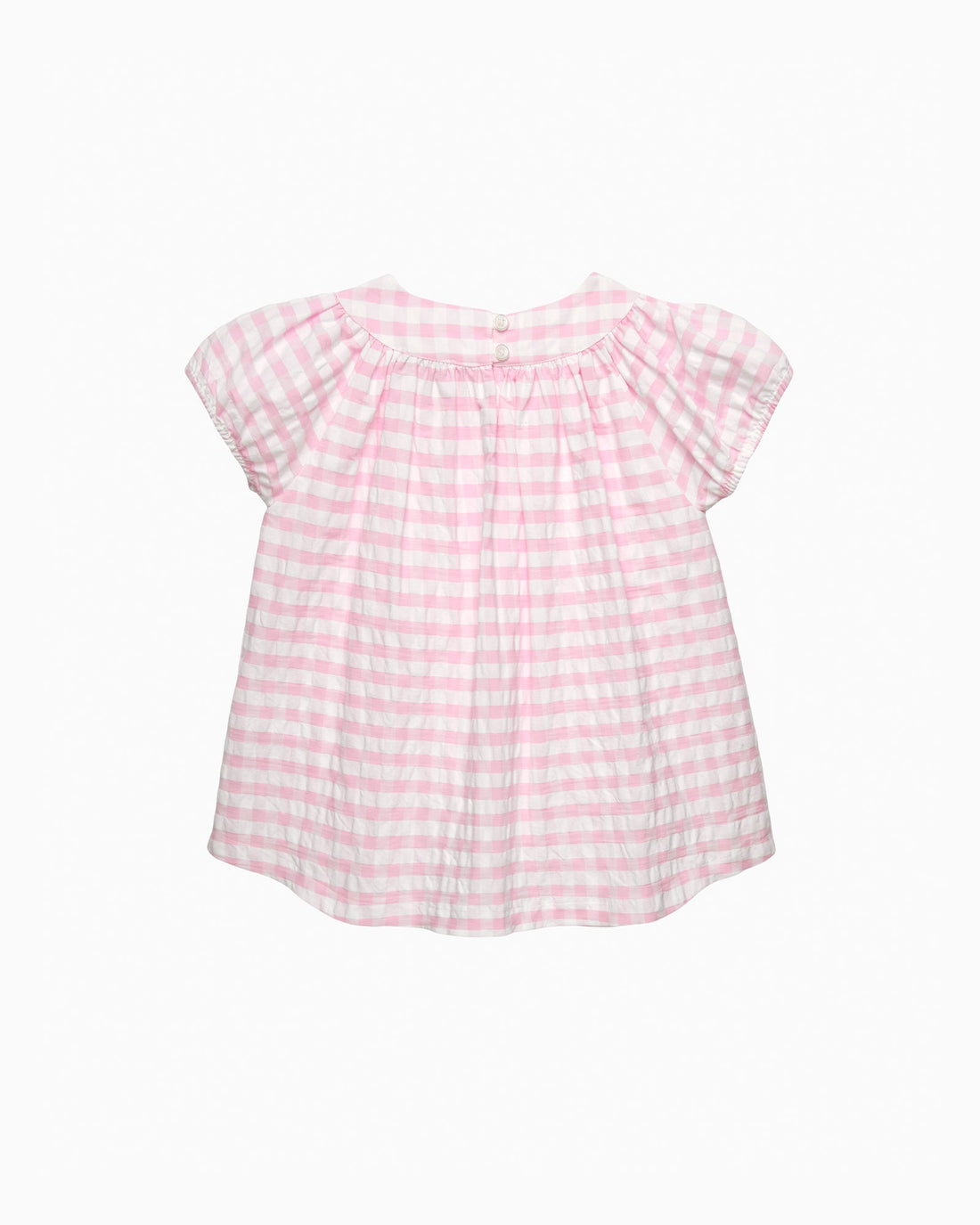 Confiture Top Gingham Puff Sleeve Top