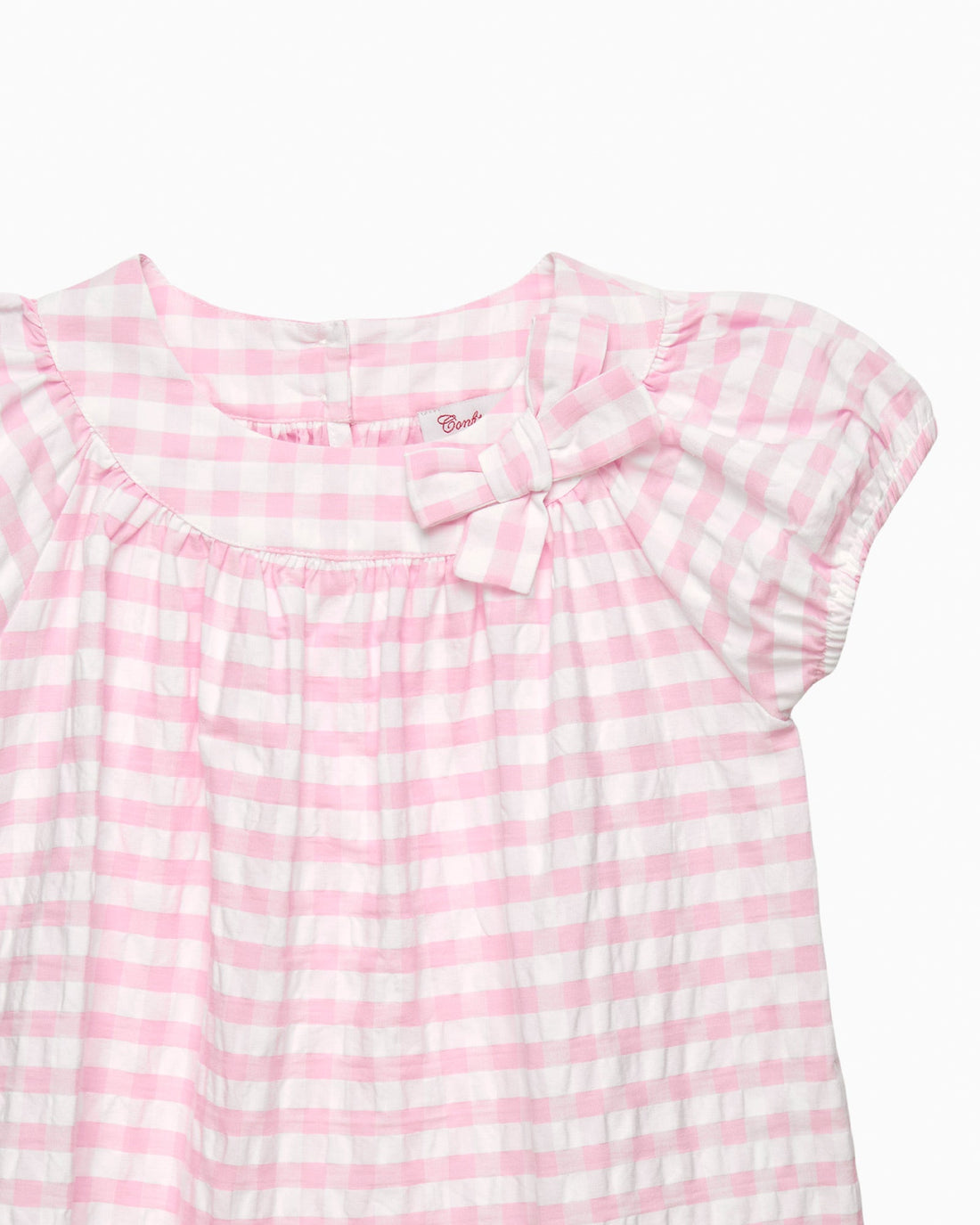 Confiture Top Gingham Puff Sleeve Top