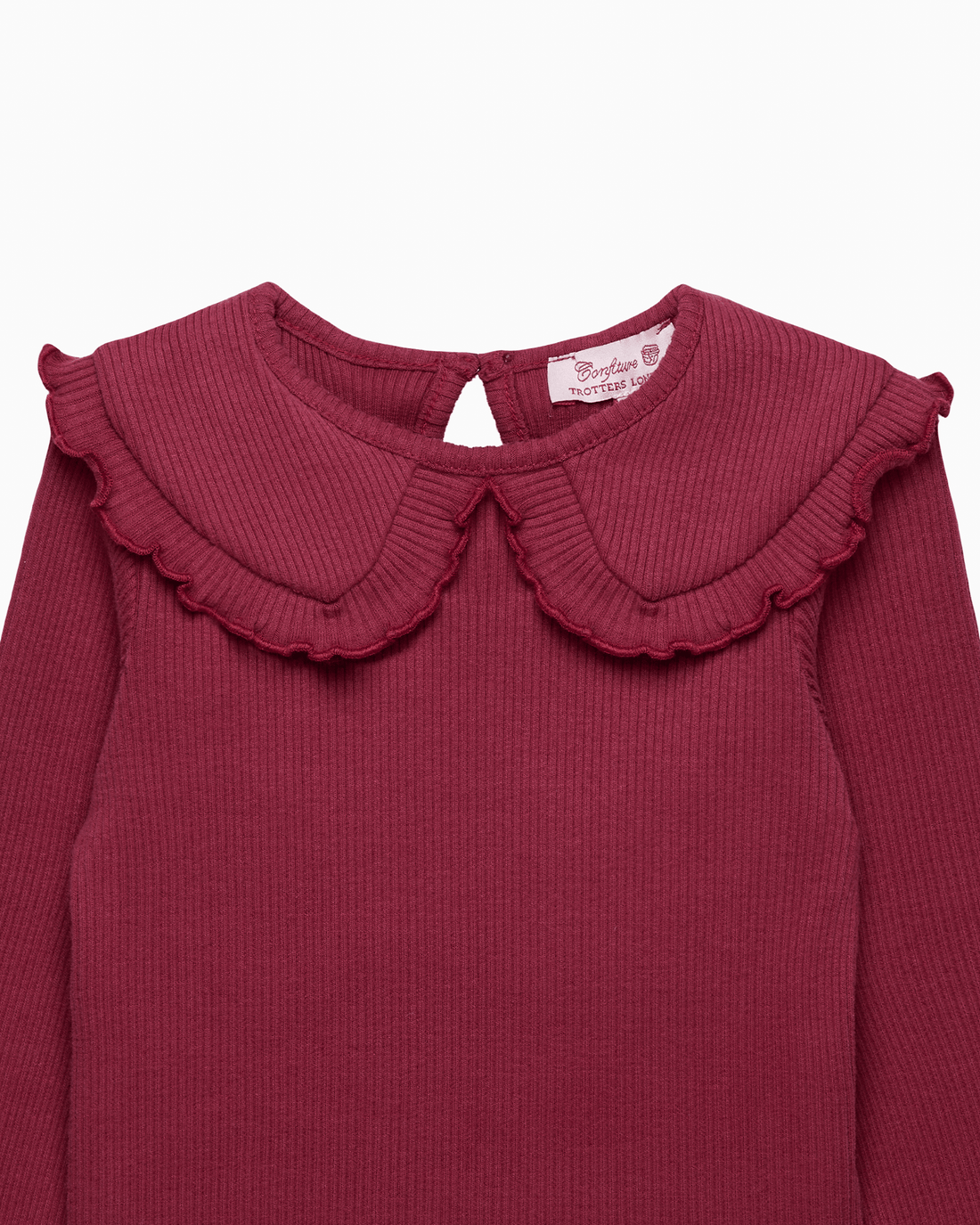 Confiture Top Grace Bow Top in Claret
