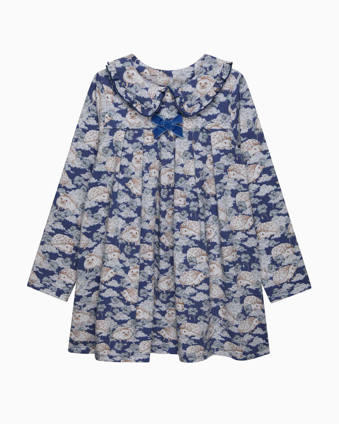 Confiture Dress Hedgehog Jersey Dress in Navy