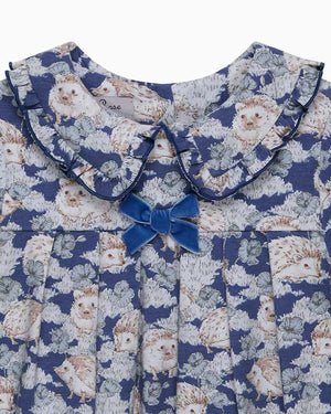 Confiture Dress Hedgehog Jersey Dress in Navy