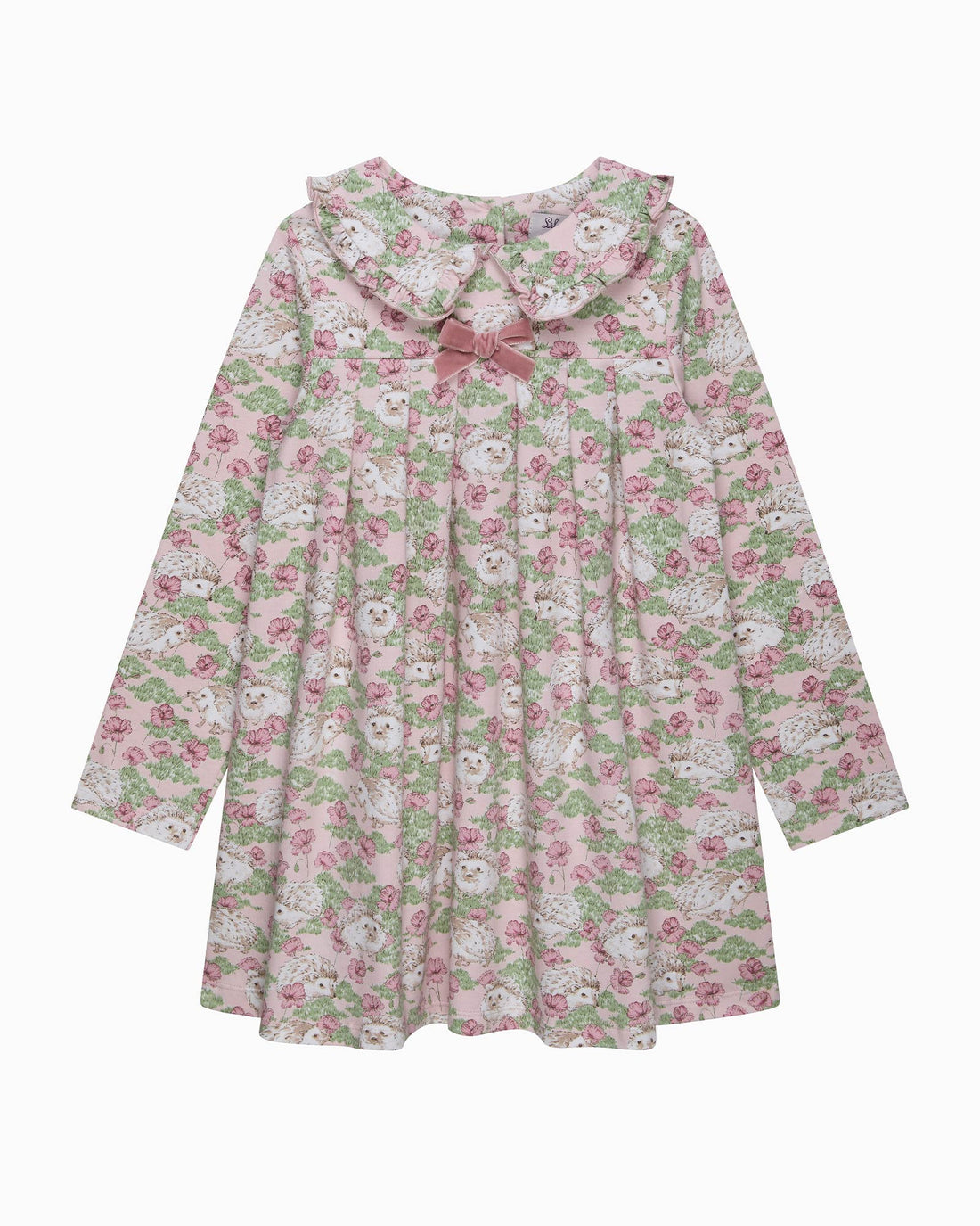 Confiture Dress Hedgehog Jersey Dress in Pink