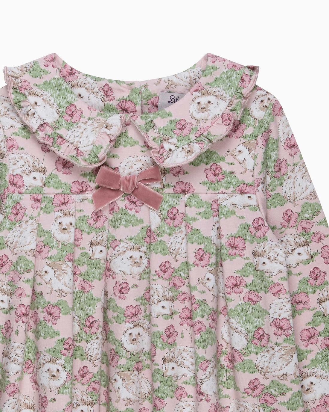 Confiture Dress Hedgehog Jersey Dress in Pink