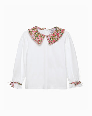 Lily Rose Blouse Pie Crust Jersey Blouse in Hedgerow