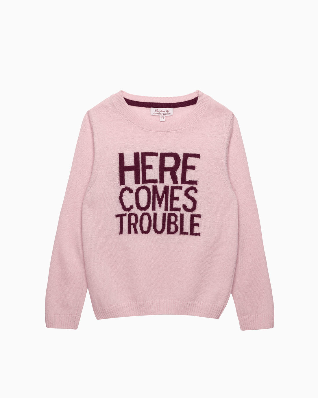 Confiture Jumper Here Comes Trouble Jumper in Pink