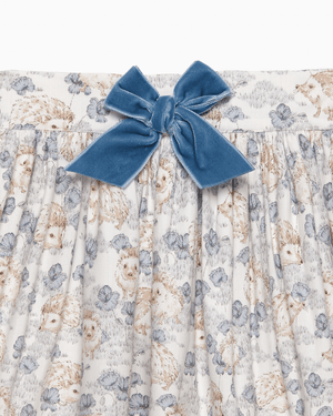 Confiture Skirt Hollie Hedgehog Skirt in Pale Blue