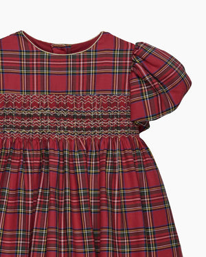 Lily Rose Dress Isla Tartan Smocked Party Dress