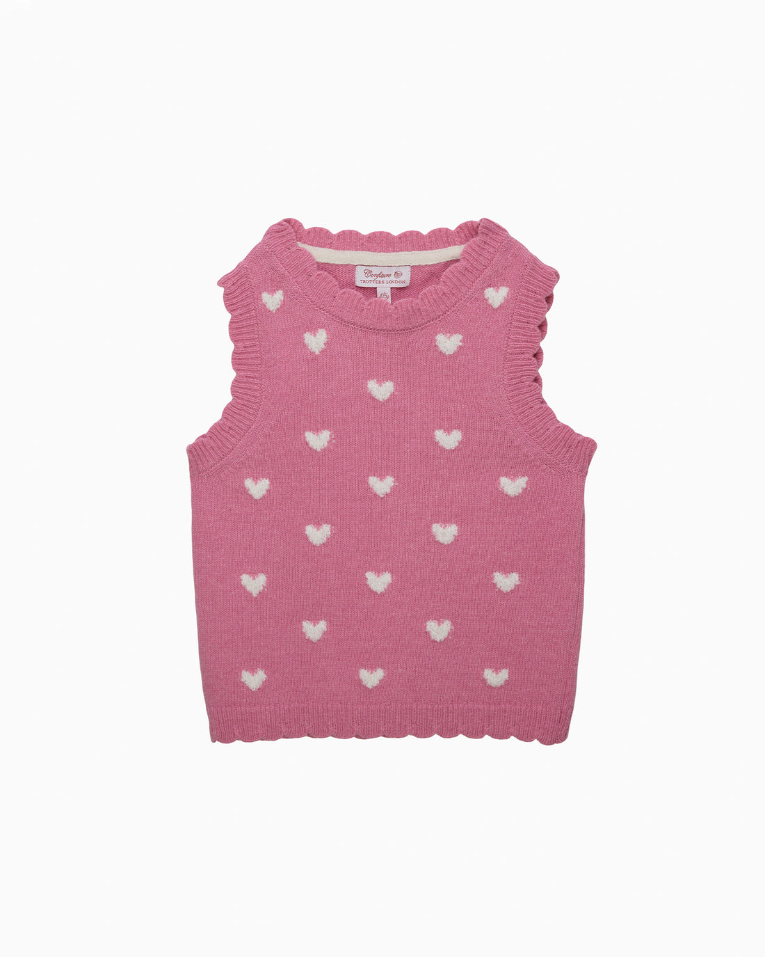 Confiture Tank Knitted Heart Tank Top