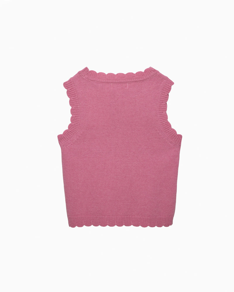 Confiture Tank Knitted Heart Tank Top