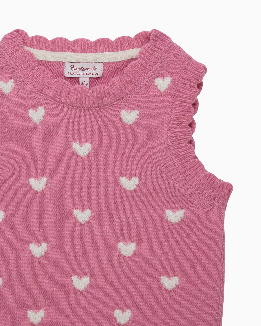 Confiture Tank Knitted Heart Tank Top
