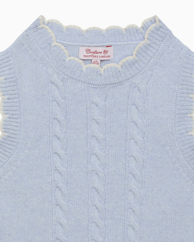 Confiture Tank Knitted Tank Top in Blue