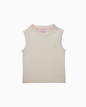 Confiture Tank Knitted Tank Top in Ecru